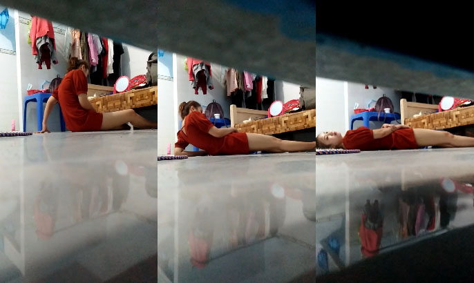 Quay lén em gái hàng xóm Quay lén em gái hàng xóm